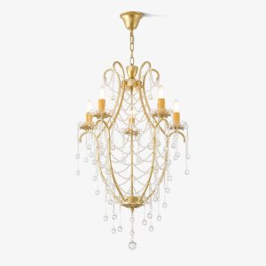 MARS2775 Birdcage Chandelier