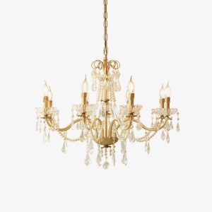 MARS2776 Crystal Pearl Chandelier