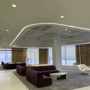 MARS2783 Office lighting system curved led linear
