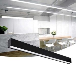 MARS2798 Modern LED Linear Lamp Chandelier for Office Front Desk