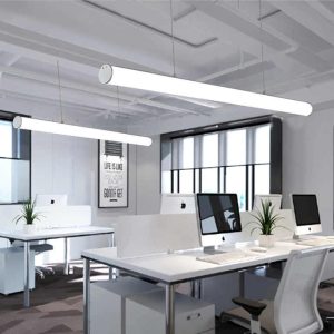 MARS2784 Long Strip LED Linear Light round Tube Pendant for Office