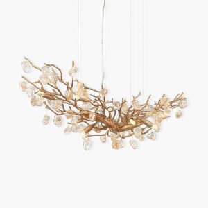 MARS2782 Stone Crystal Brass