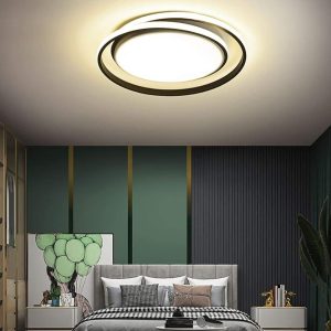 MARS2758 Minimalist Circular Dimmable LED Modern Flush Mount Ceiling Lighting