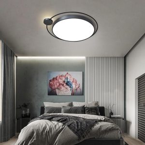 MARS2745 Circular Dimmable LED Nordic Flush Mount Light Ceiling Light Fixtures